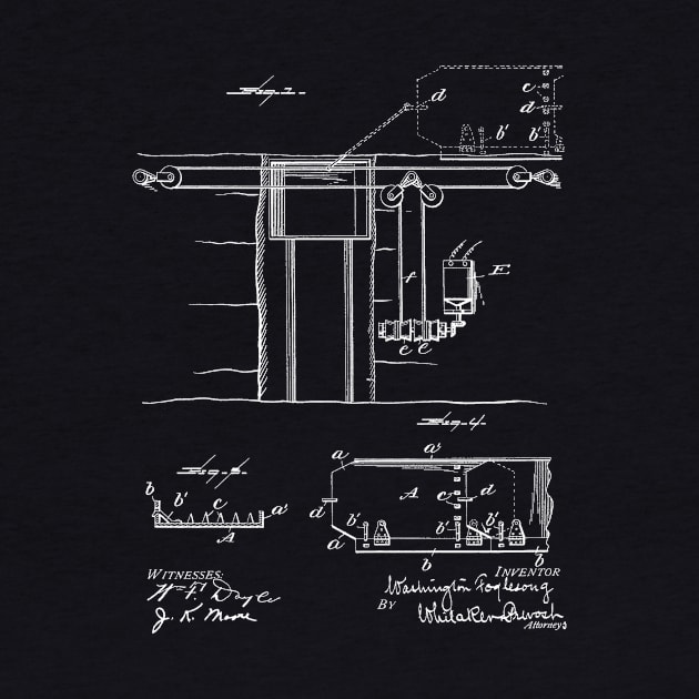 method of mining coal Vintage Patent Hand Drawing by TheYoungDesigns